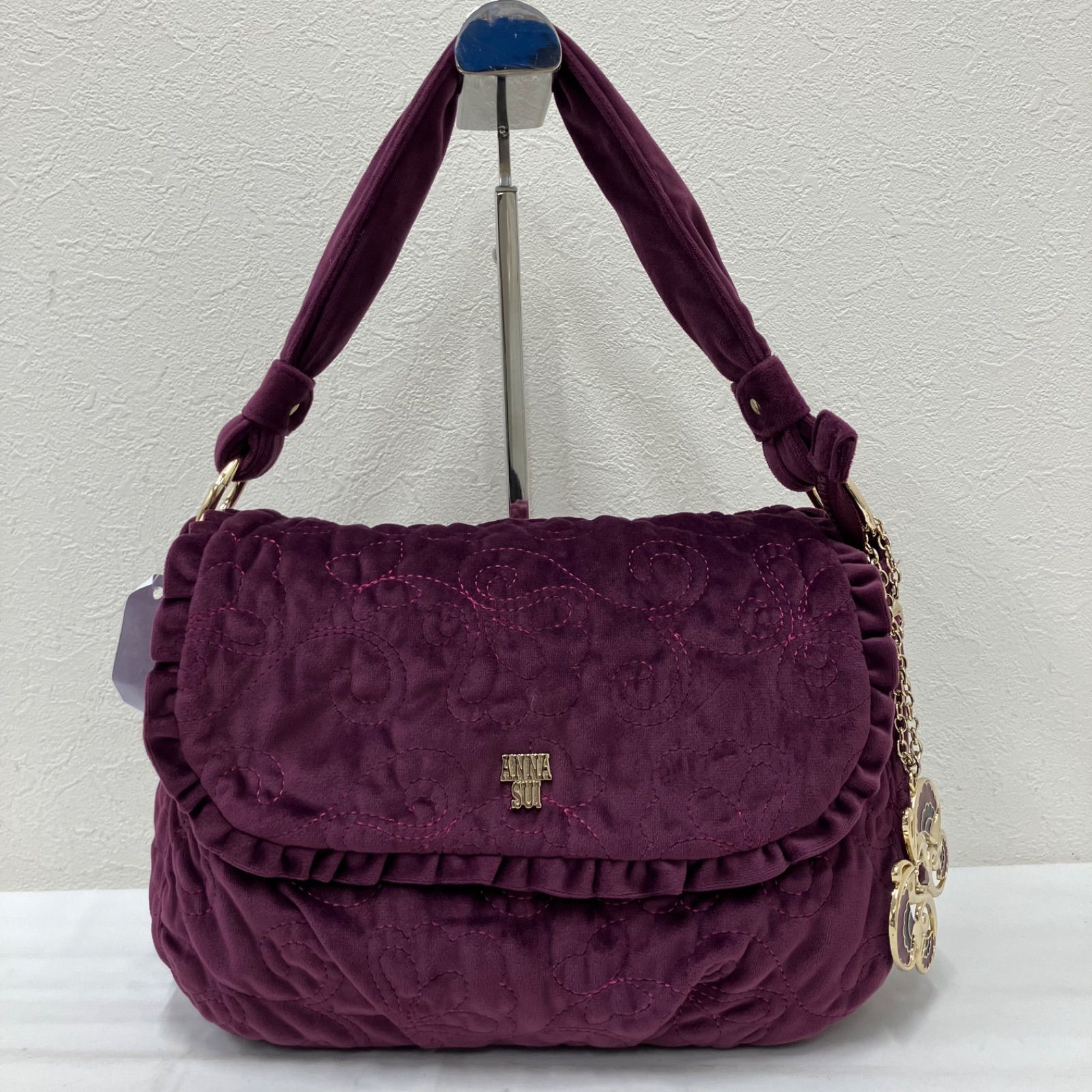 3625 【美品】 ANNA SUI アナスイ トートバッグ ハンドバッグ ワン
