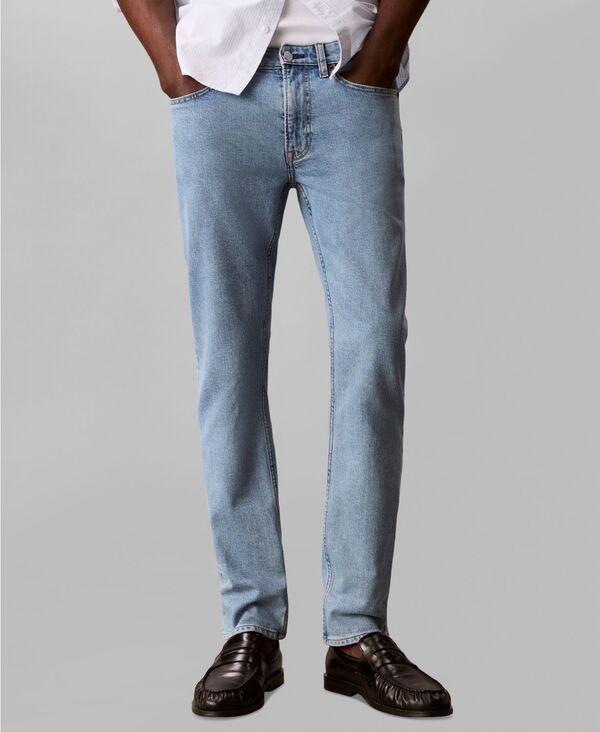 カルバンクライン メンズ ボトムス デニムパンツ ジーンズ Calvin Klein MenslimFit Stretch Denim Jeans Adam Light Stone ストーン