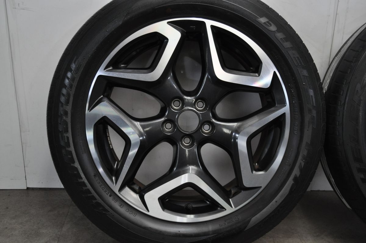 交換用に】スバル GT XV 純正 18in 7J +55 PCD100 ダンロップ