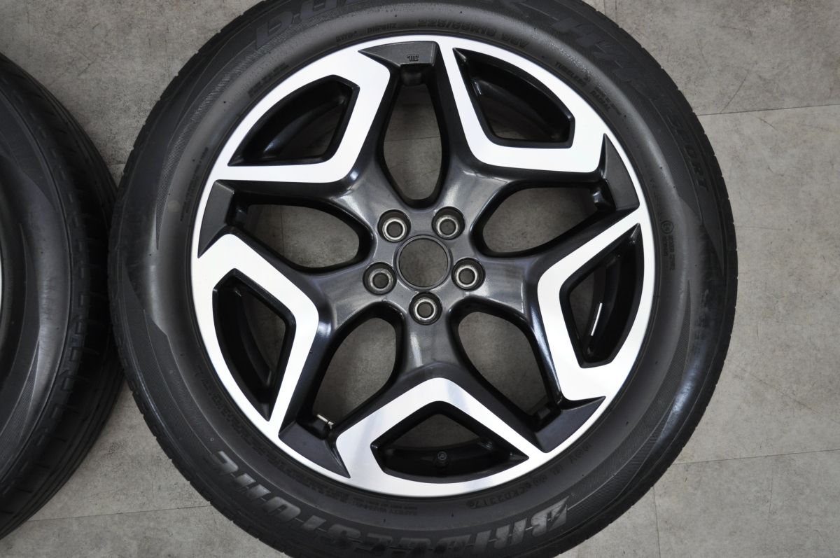 交換用に】スバル GT XV 純正 18in 7J +55 PCD100 ダンロップ