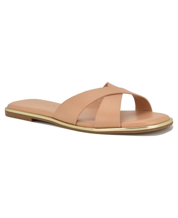 ナインウェスト レディース シューズ スリッポン・ローファー サンダル Nine West Womens Edeny CrissCross Flat SlipOn Sandals New Natura 14,804円