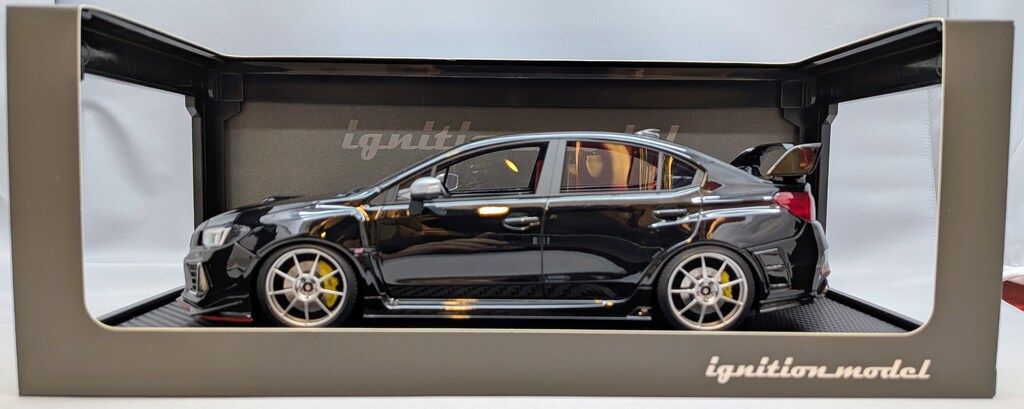ignition model 1/18 SUBARU WRX (CBA-VAB) STI Black IG1669