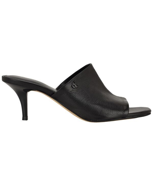 カルバンクライン レディース シューズ スリッポン・ローファー サンダル レザー ヒール Calvin Klein Womens Chaney Leather SlipOn Kitten Heel D