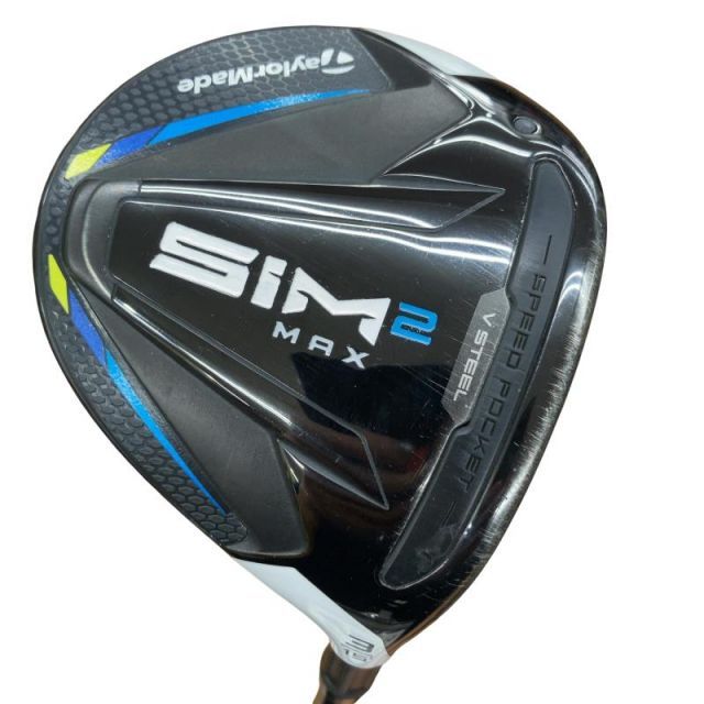 【中古】 テーラーメイド SIM2 MAX 3W USA フェアウェイウッド FW VENTUS BLUE 6(TM) FW (フレックスS) メンズ 男性用 右利き 右用 Cランク ゴルフクラブ