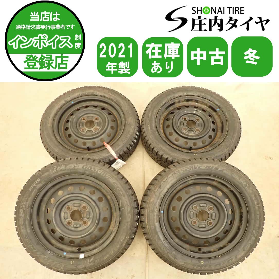 冬 4本SET 会社宛 送料無料 155/65R14×4.5J 75Q トーヨー オブザーブ