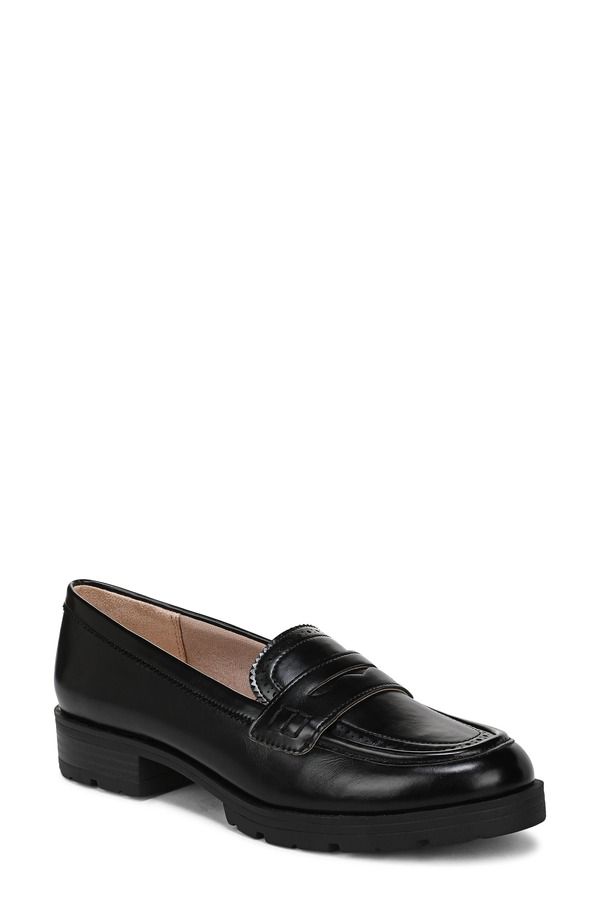 ライフストライド レディース シューズ スリッポン・ローファー プラットフォーム LifeStride London 3 Platform Penny Loafer Black ブラック