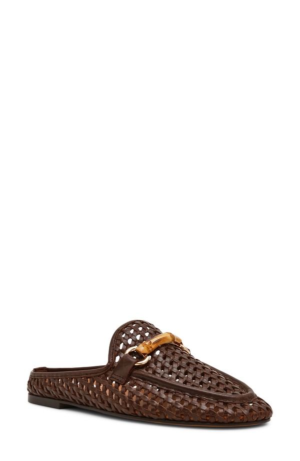 スティーブ マデン レディース シューズ スリッポン・ローファー Steve Madden Radford Bit Mule Brown Leather ブラウン
