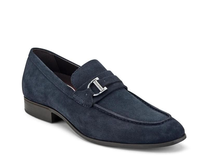 ロックポート メンズ シューズ スリッポン・ローファー RockportCarloafer Dark Blue Suede ブルー