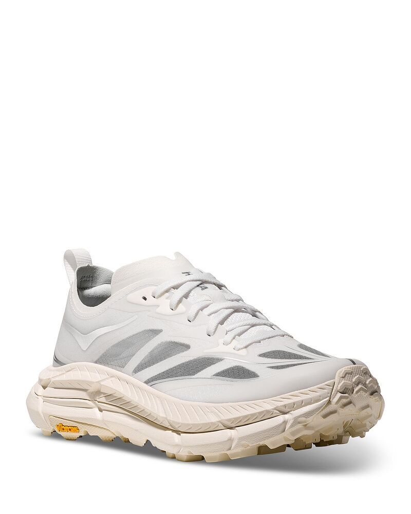 ホカオネオネ レディース シューズ スニーカー HOKA Womens Mafate Speed 4 Lite Running Sneakers FrostCosmic Grey グレー
