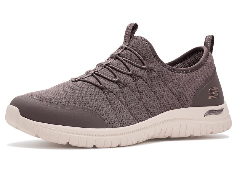 スケッチャーズ レディース シューズ スニーカー Skechers Arch Fit Virtue Dahlia Stone ストーン