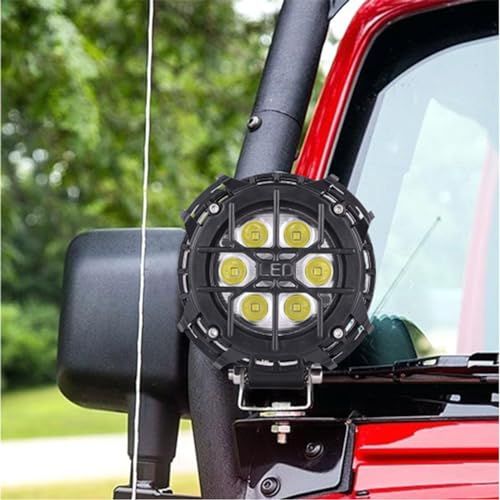 ライトポッド 4インチ 42W 4000LM LEDポッド オフロードスポットドライビング フォグランプ LEDワークライト ２個セット For トラック車 ATV SUV ATV ジープボートts