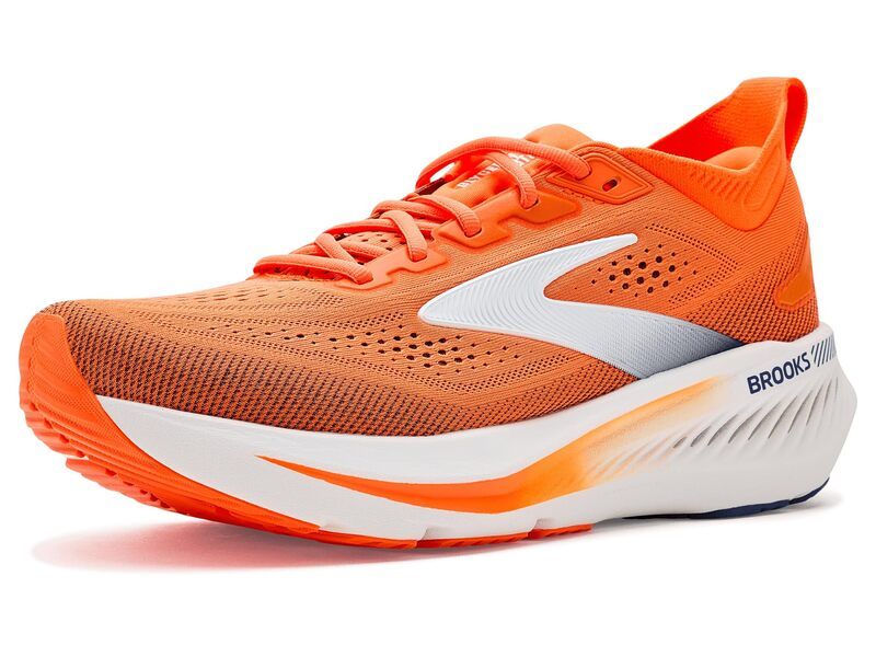 ブルックス メンズ シューズ スニーカー Brooks Glycerin GTS 23 Shocking Orange オレンジ