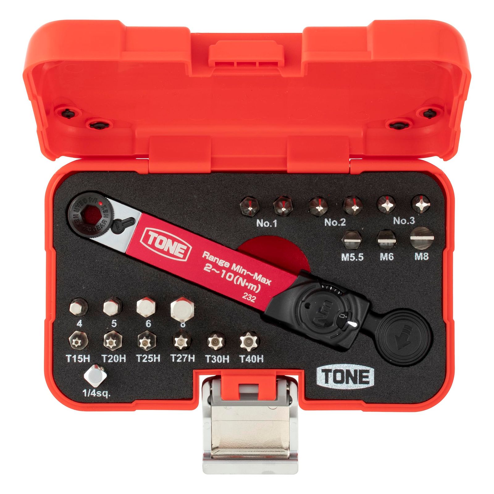 トネ(TONE) トルクビットラチェットセット TBS20 ビット差込 10N・m 内容21点★m 7a33fd7c