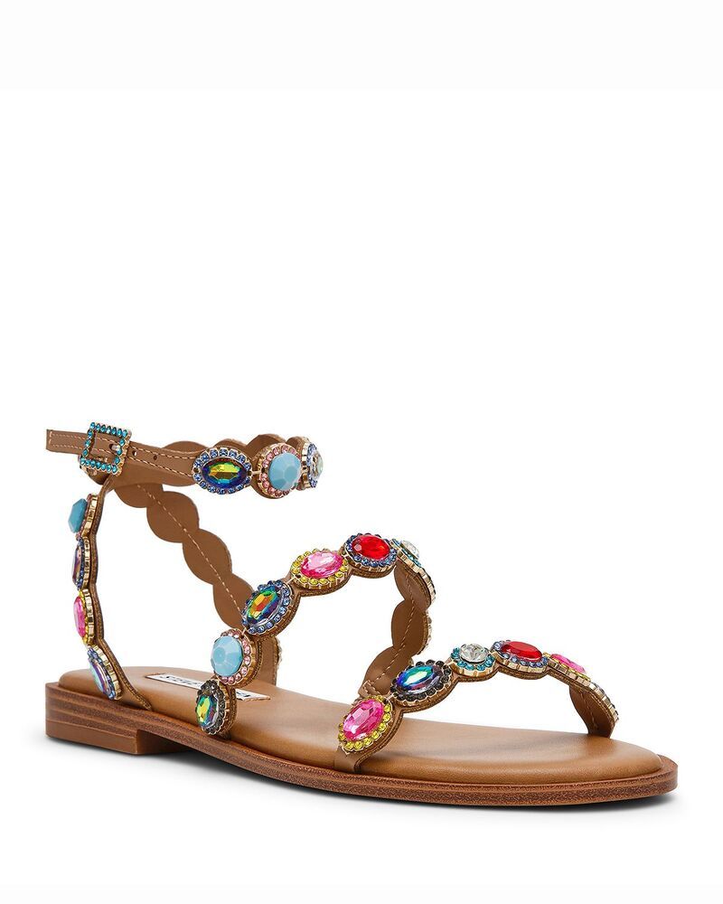 スティーブ マデン レディース シューズ サンダル STEVE MADDEN Womens Tawniembellished Sandals Bright Multi マルチカラー