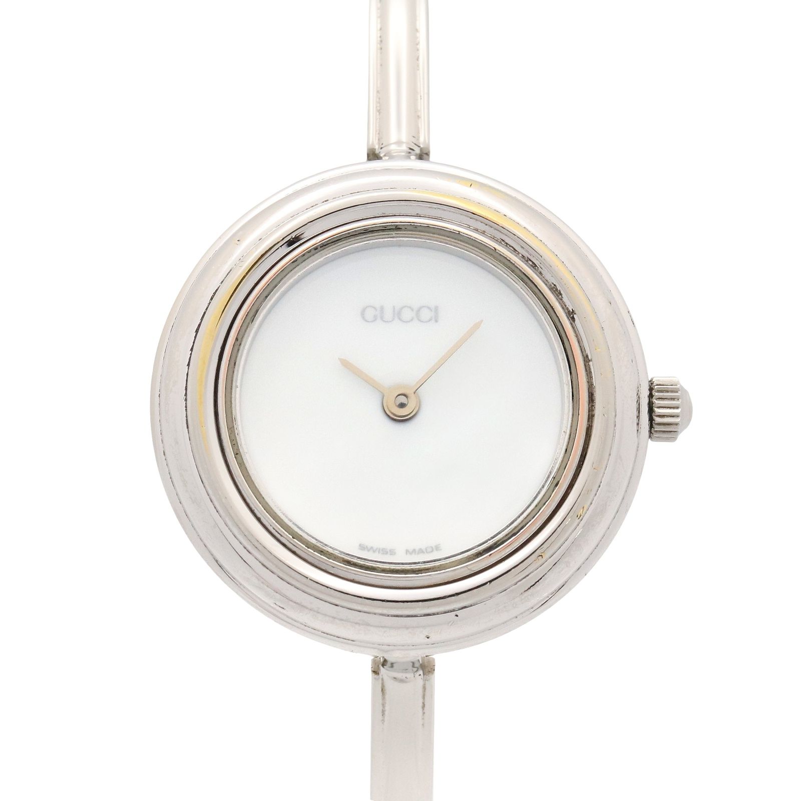 グッチ GUCCI 腕時計 チェンジベゼル 11/12.2 ステンレススチール チェンジベゼル レディース Used A
