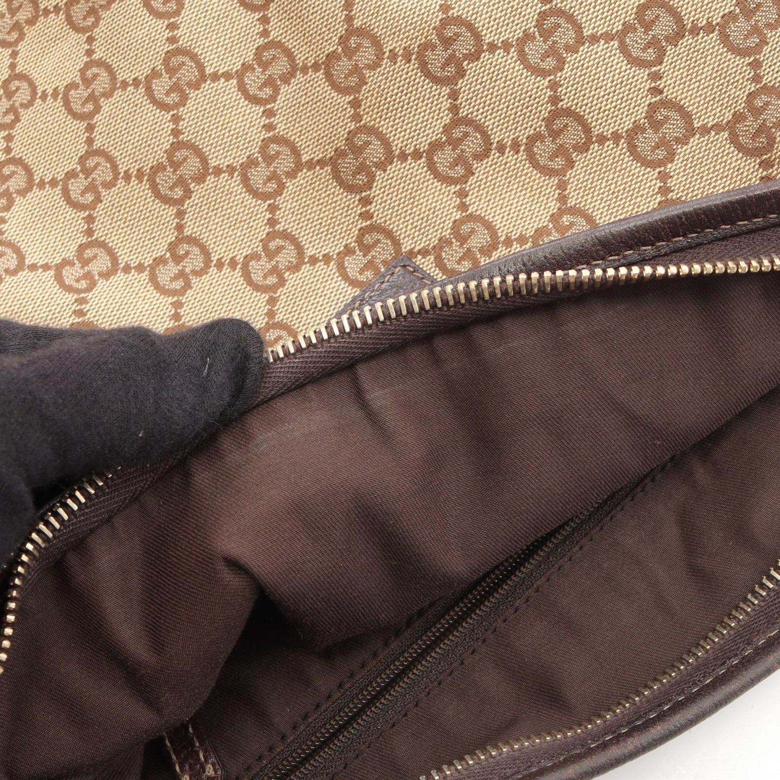 グッチ GUCCI ショルダーバッグ アビー GGキャンバス 131326 ベージュ 