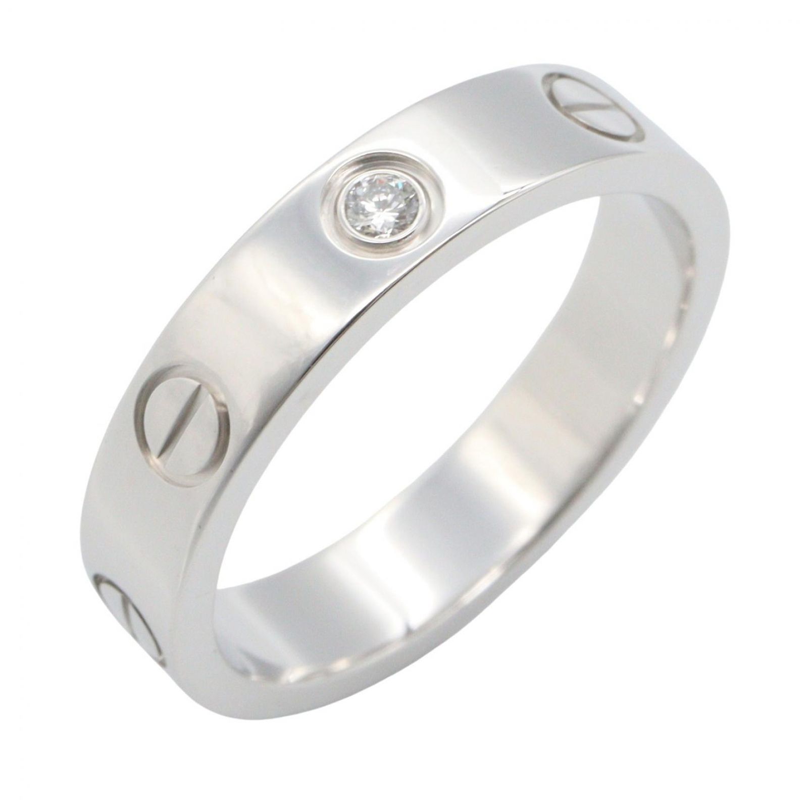 カルティエ CARTIER リング・指輪 ミニラブリング 1PD B4050500 K18WG