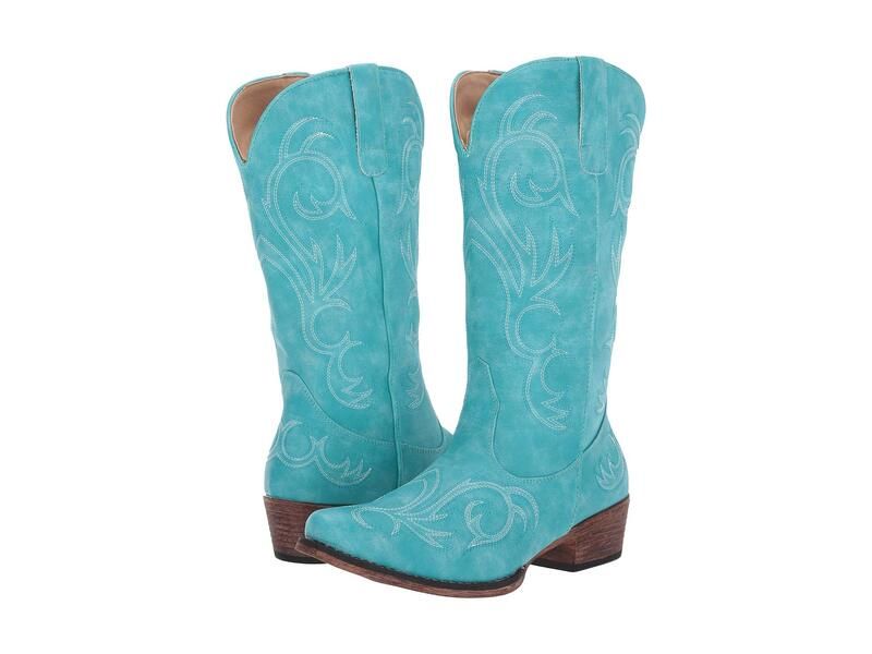 ローパー レディース シューズ ブーツ・レインブーツ Roperiley Turquoise Faux ターコイズ