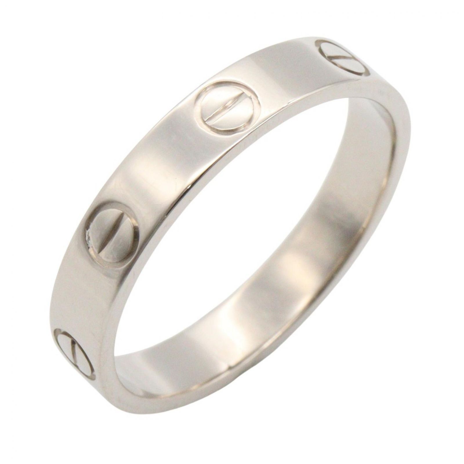 カルティエ CARTIER リング・指輪 ミニラブリング B4085153 K18WG（ホワイトゴールド） ミニラブリング レディース Used A