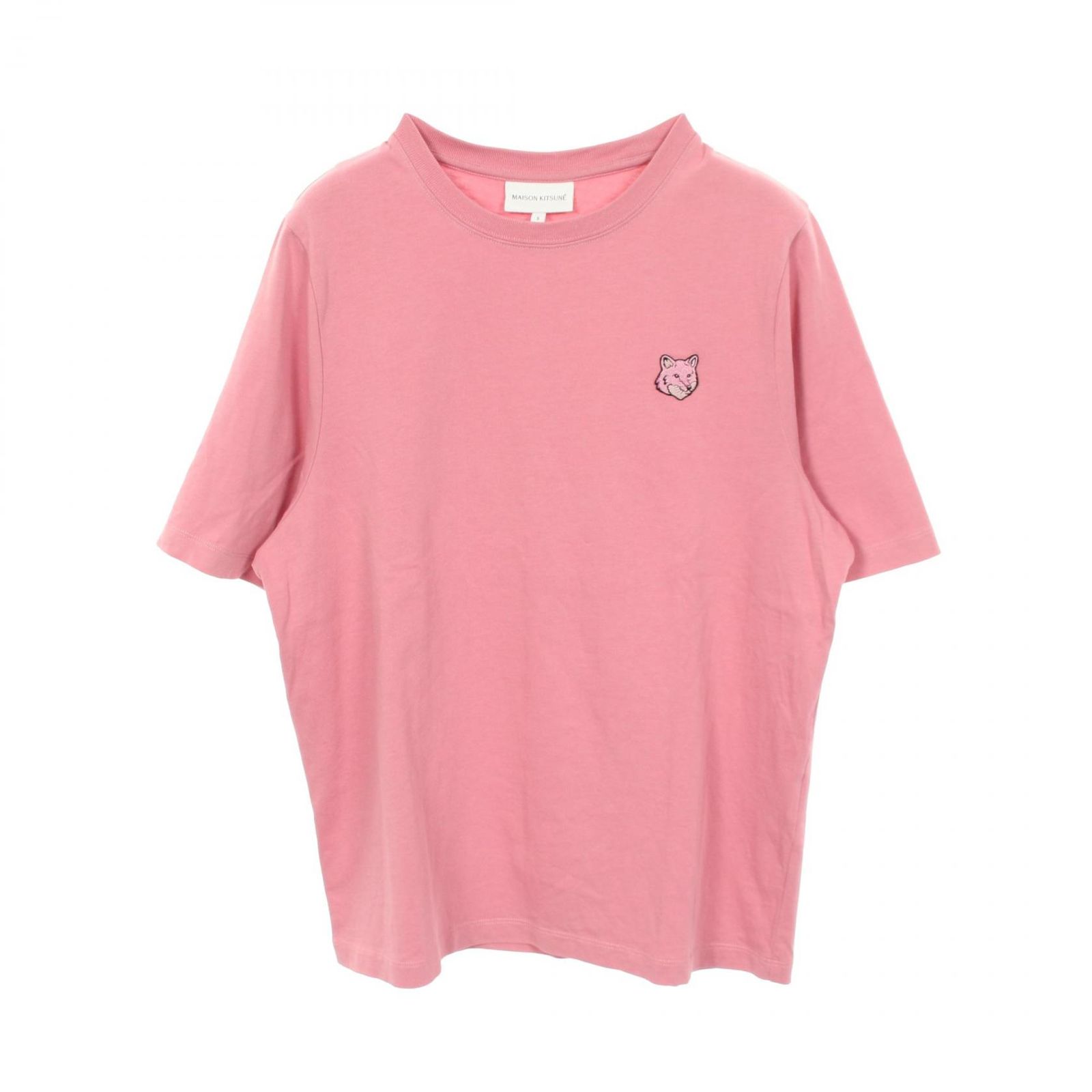 メゾンキツネ MAISON KITSUNE 半袖Tシャツ BOLD FOX HEAD PATCH COMFORT TEE SHIRT MW00127KJ0119 コットン Tシャツ レディース Used A