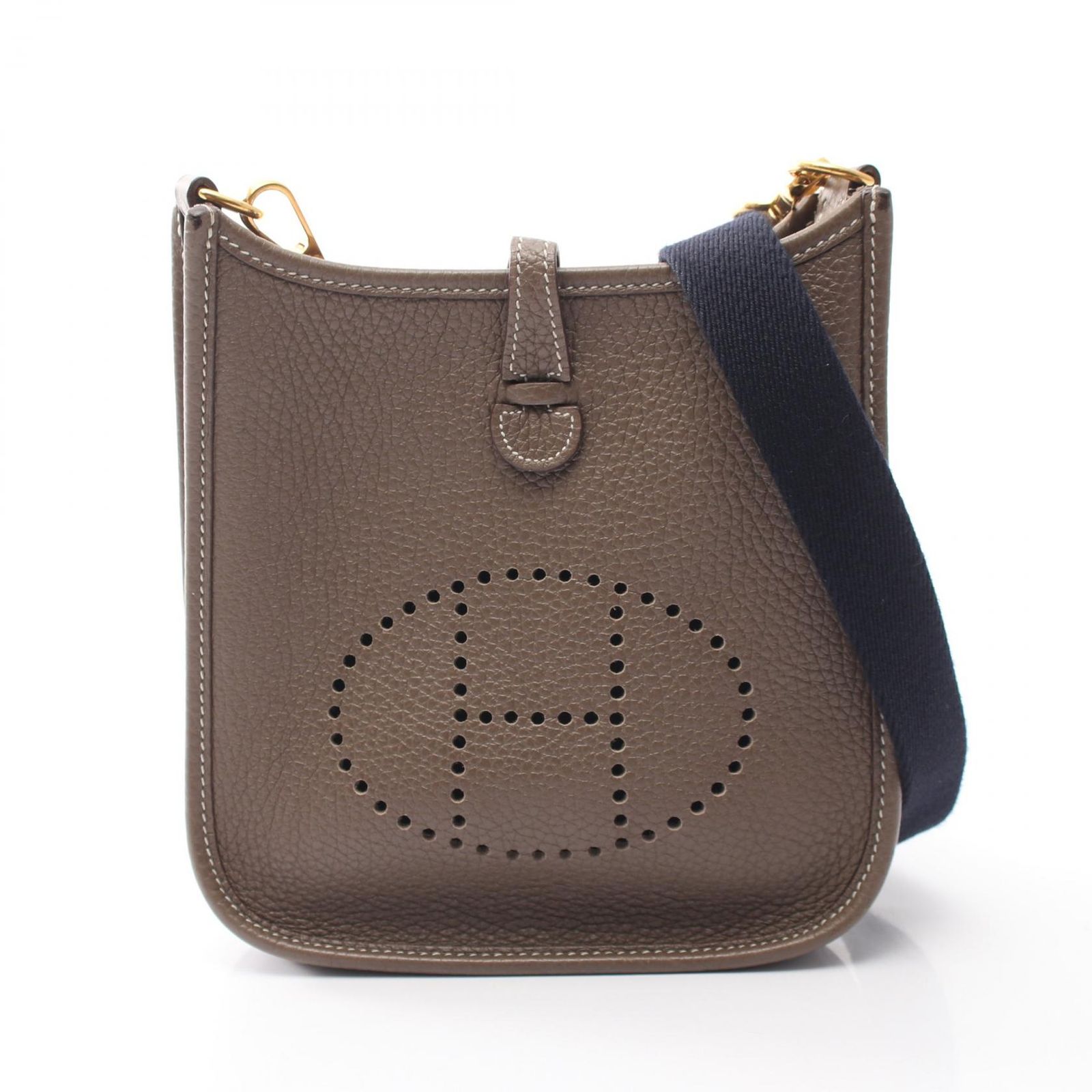 エルメス HERMES ショルダーバッグ エヴリンTPM アマゾン エトゥープ エトゥープ レザー エヴリンアマゾンTPM エトゥープ レディース Used B