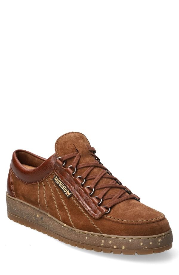 メフィスト メンズ シューズ スニーカー Mephisto Rainbow Sneaker Brown ブラウン