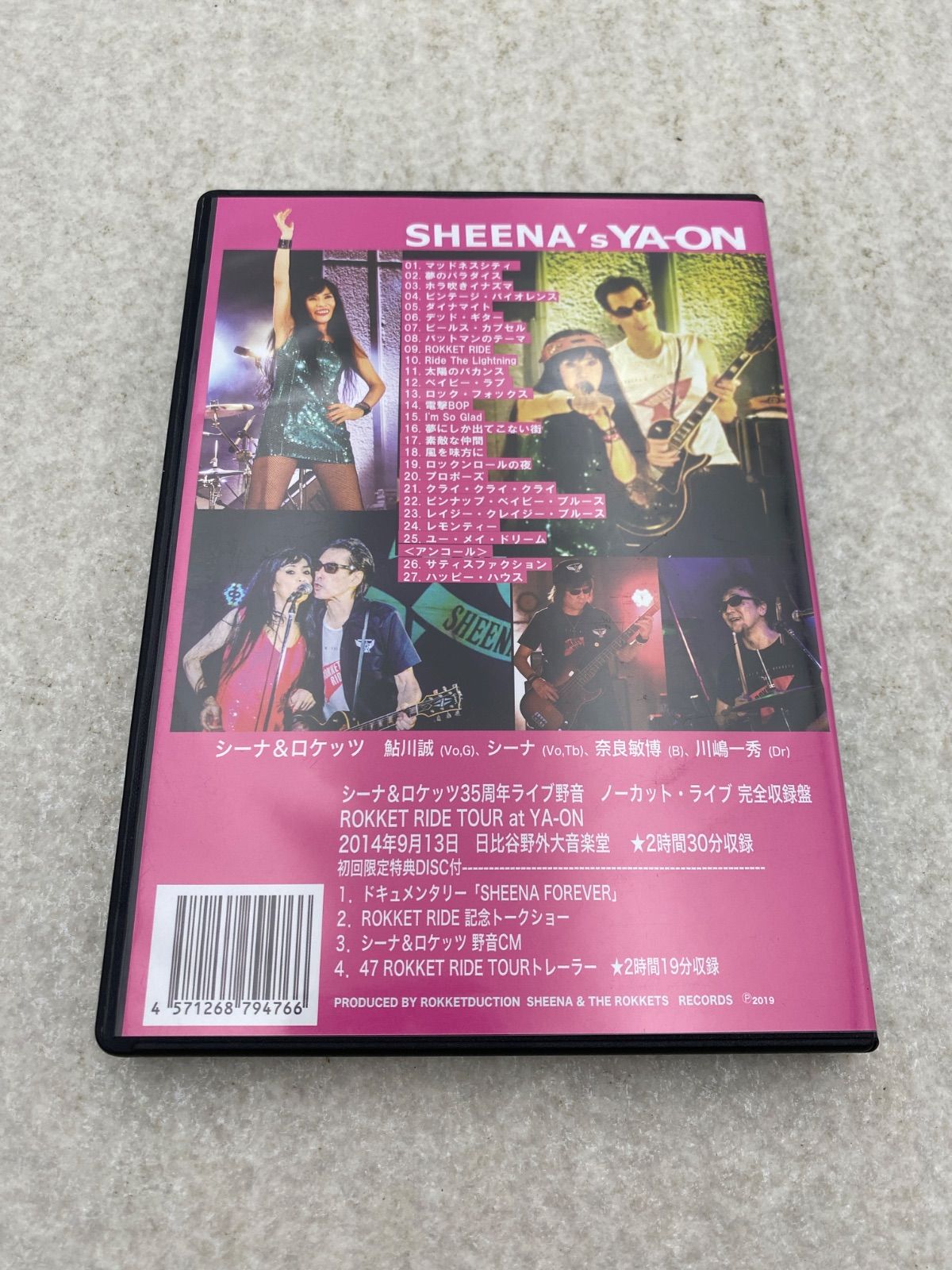 SHEENA's YA-ON 2DVD サイン入り シーナ＆ロケッツ SHEENA's YA-ON DVD - メルカリ