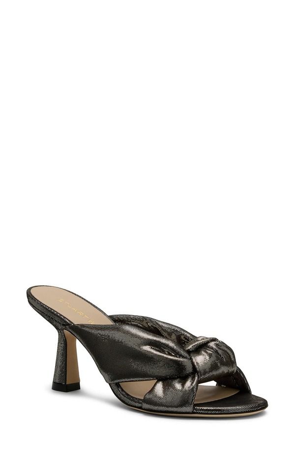 スチュアート ワイツマン レディース シューズ パンプス サンダル Stuart Weitzman Soplaya Slide 75 Sandal Platino Silver シルバー