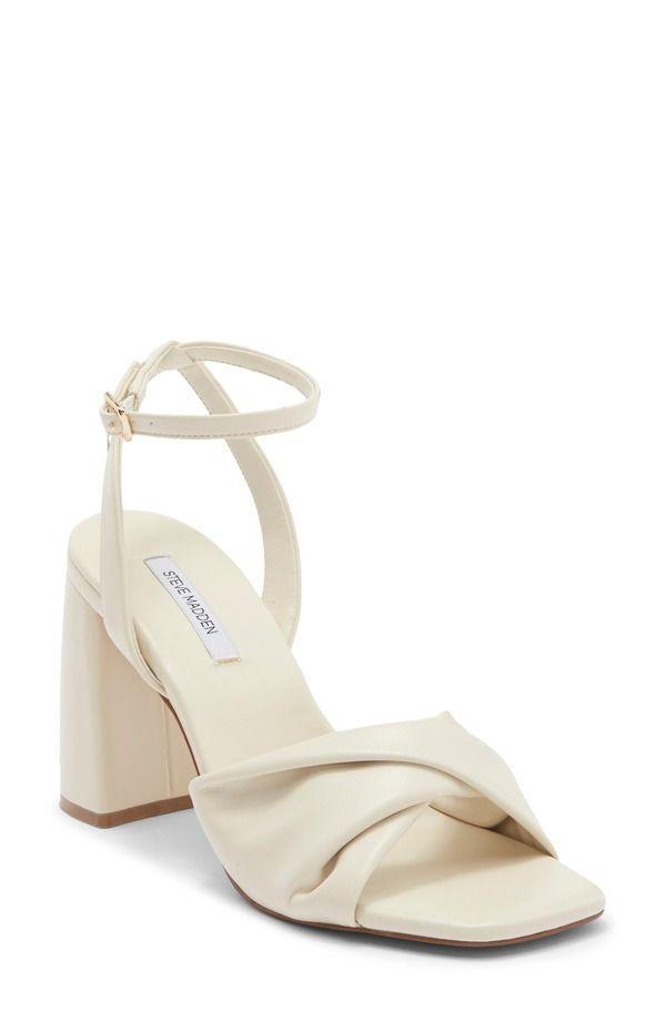 スティーブ マデン レディース シューズ パンプス サンダル アンクル Steve Madden Mandy Ankle Strap Sandal Bone
