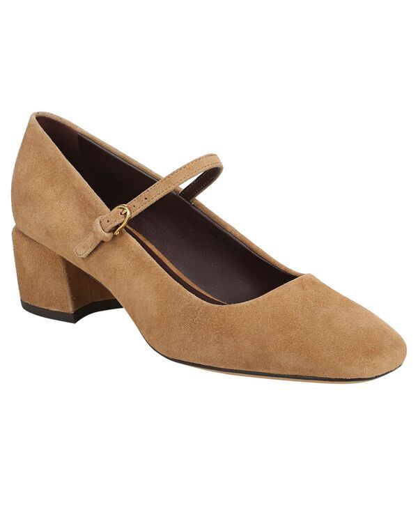 フランコサルト レディース シューズ パンプス Franco Sarto Womens Davi Square Toe Mary Jane Pumps Warm Camel Brown Suede ブ