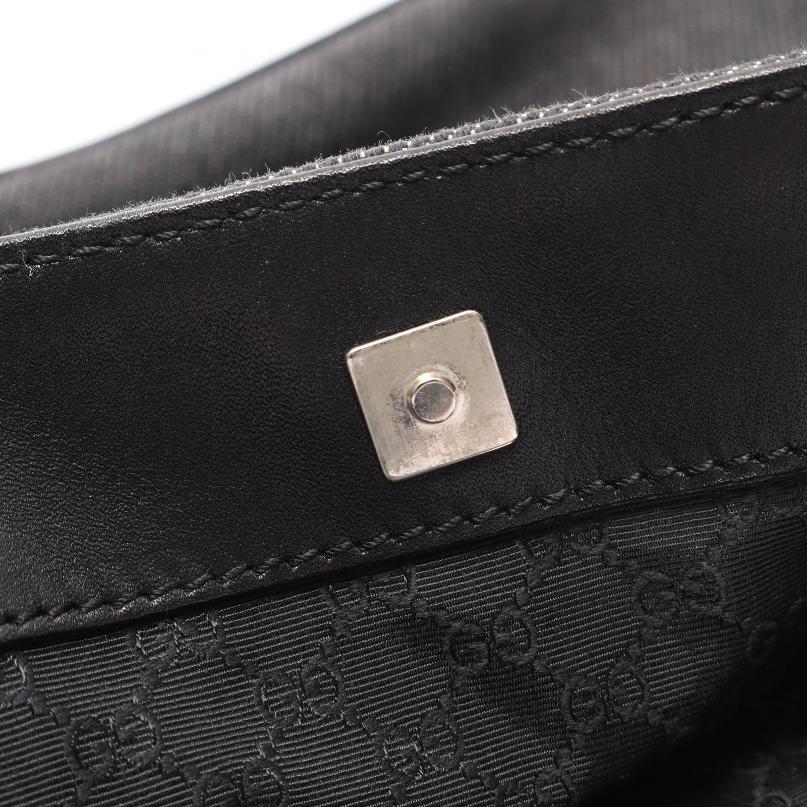 グッチ GUCCI ハンドバッグ シェリーライン 73984 ブラック/グリーン
