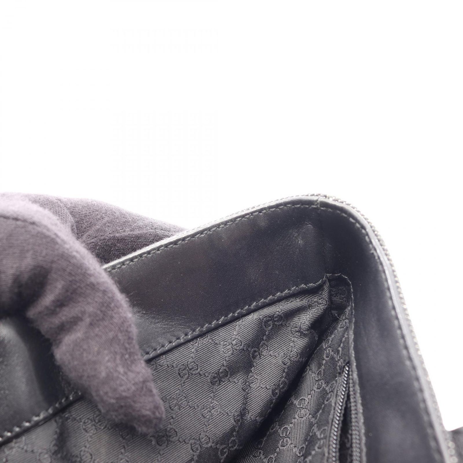グッチ GUCCI ハンドバッグ シェリーライン 73984 ブラック/グリーン