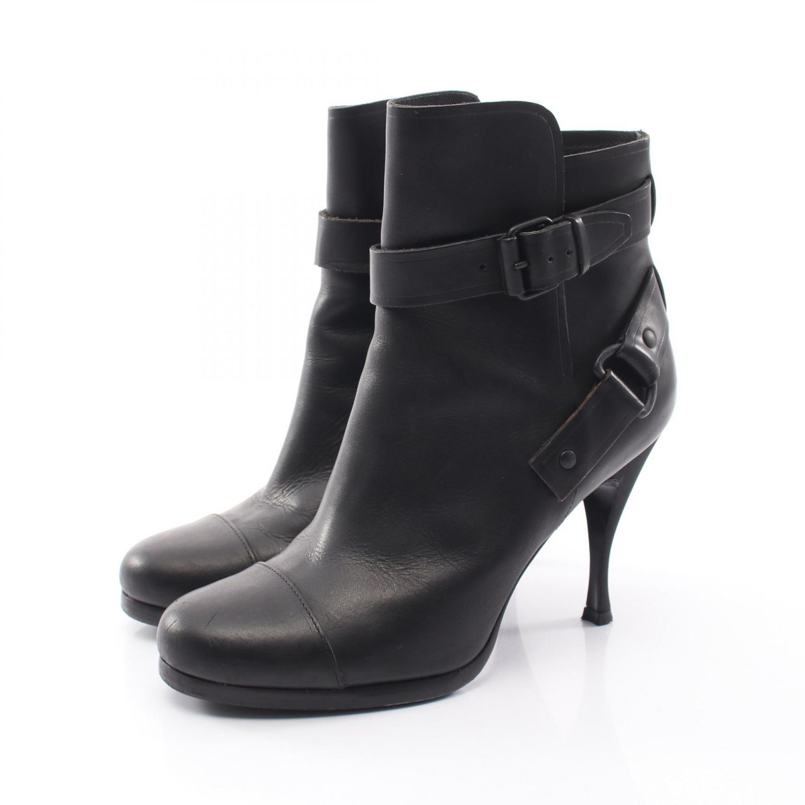 バレンシアガ BALENCIAGA ブーツ アンクル レザー ブーツ レディース Used B
