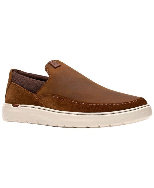 クラークス メンズ シューズ スリッポン・ローファー Clarks Mens Flexwell SlipOn Step Shoes Beeswax Leather