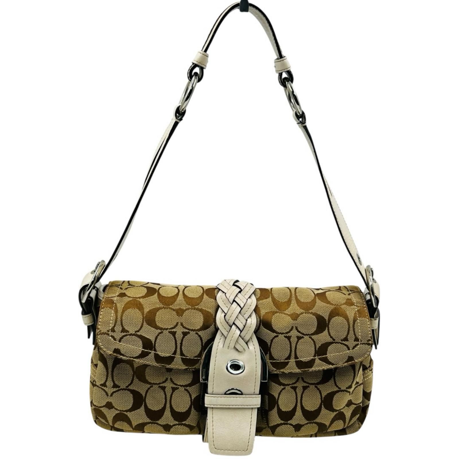 COACH コーチ ソーホー シグネチャー ワンショルダーバッグ - メルカリ
