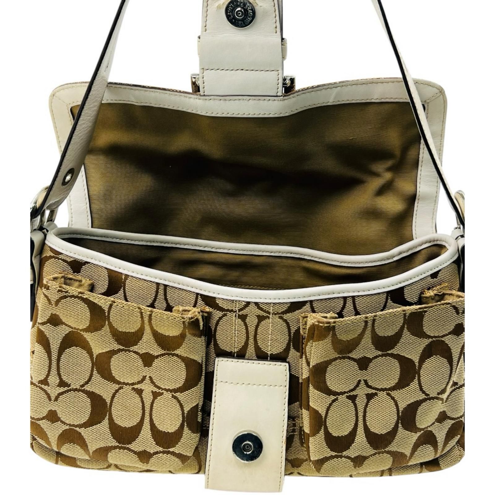 COACH コーチ ソーホー シグネチャー ワンショルダーバッグ - メルカリ