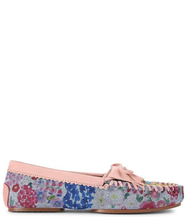 カートジェイガーロンドン レディース シューズ スリッポン・ローファー フラワー柄 フラワー Kurt Geiger London Floral Beaded Ornament Moccasins B