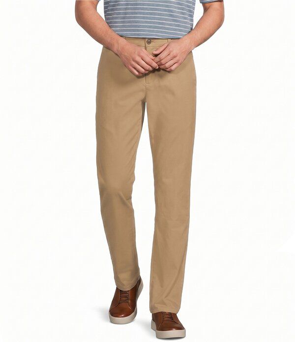 ラウンドトゥリーアンドヨーク メンズ ボトムス カジュアルパンツ Roundtree Yorke Straight Fit Solid Twill Pants Khaki カーキ