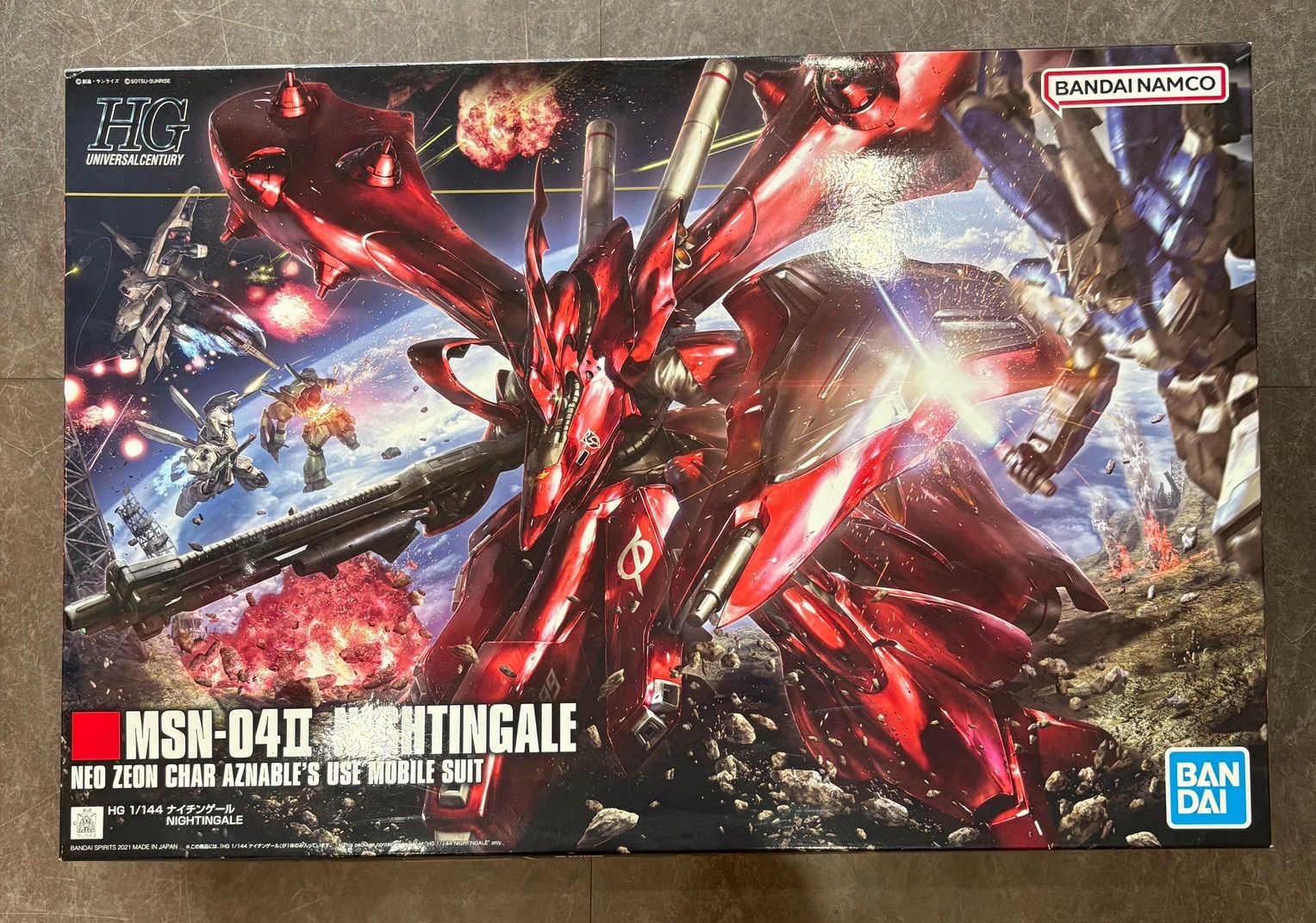 HG 1/144 ナイチンゲール MSN-04Ⅱ 機動戦士ガンダム バンダイ 未使用