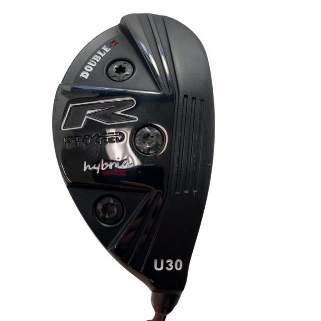 【中古】 ジャスティック PROCEED DOUBLE-R HYBRID UT 30° ユーティリティ UT 純正特注シャフト (フレックスその他) メンズ 男性用 右利き 右用 Cランク ゴルフクラブ