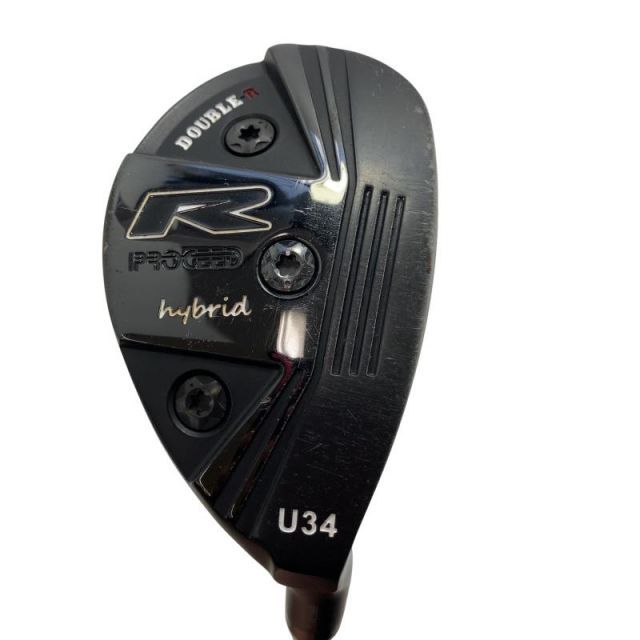 【中古】 ジャスティック PROCEED DOUBLE-R HYBRID UT 34° ユーティリティ UT 純正特注シャフト (フレックスその他) メンズ 男性用 右利き 右用 Cランク ゴルフクラブ
