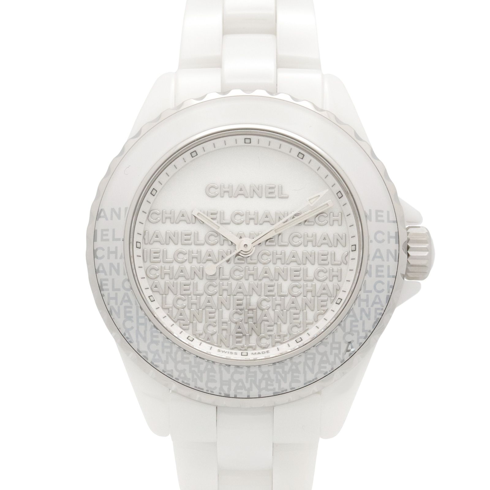 シャネル CHANEL 腕時計 J12 ウォンテッド ドゥ シャネル H7419 ホワイト セラミック J12 ウォンテッド ドゥ シャネル レディース Used A