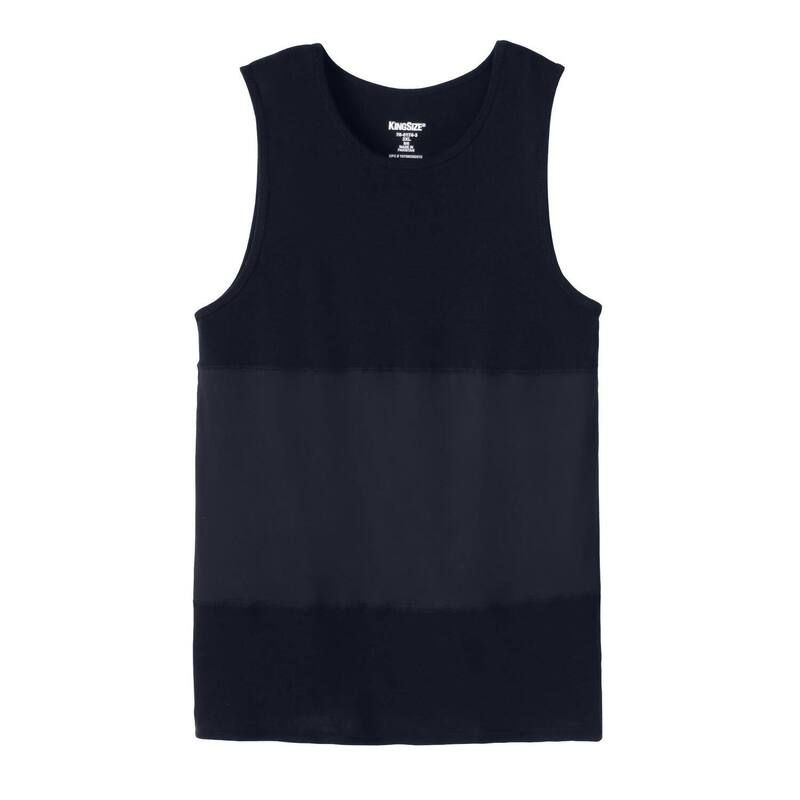 キングサイズ レディース トップス シャツ トール KingSize Mens Big Tall Sculpting Tank Top Black ブラック