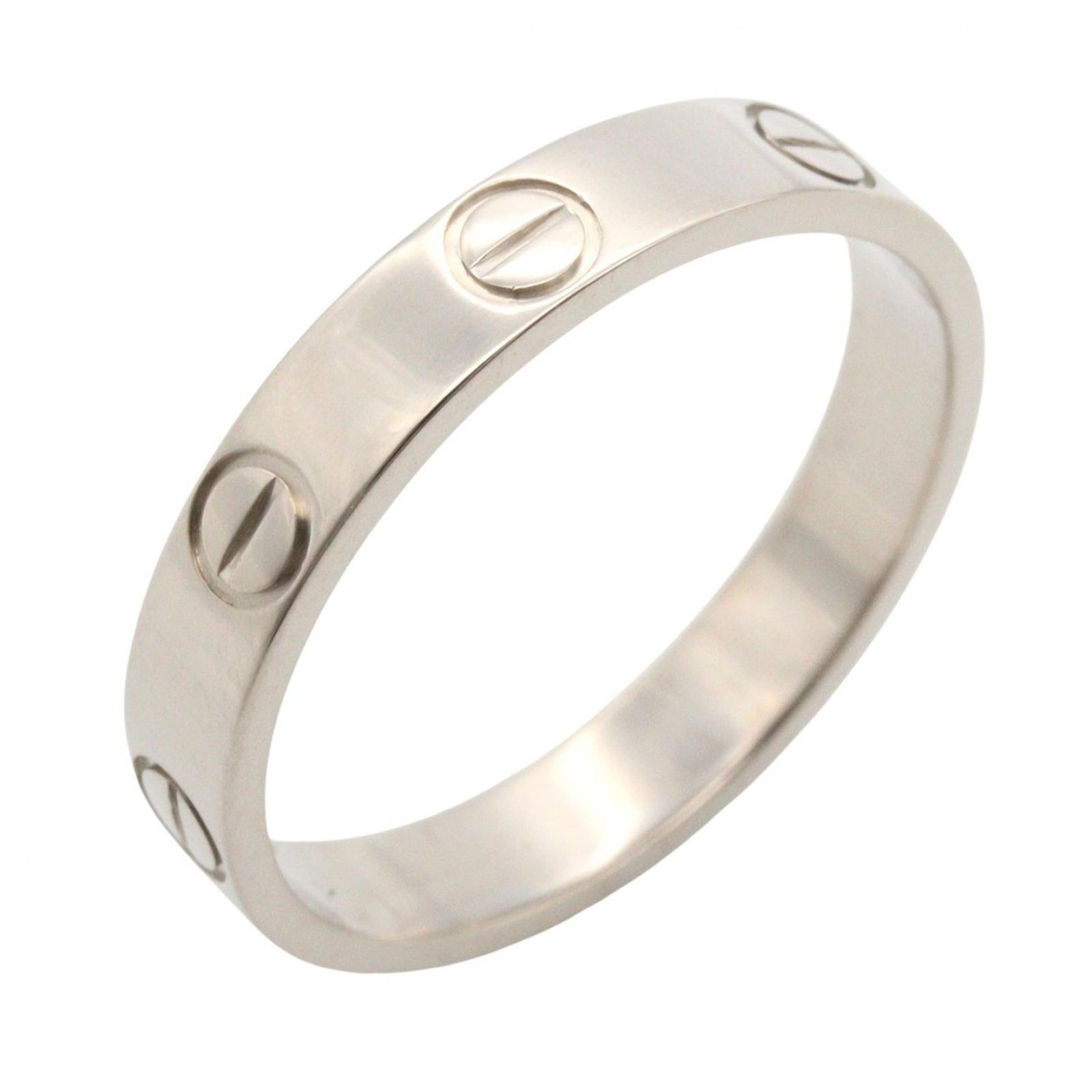 カルティエ CARTIER リング・指輪 ミニラブリング B4085100 K18WG（ホワイトゴールド） ミニラブリング ユニセックス Used A