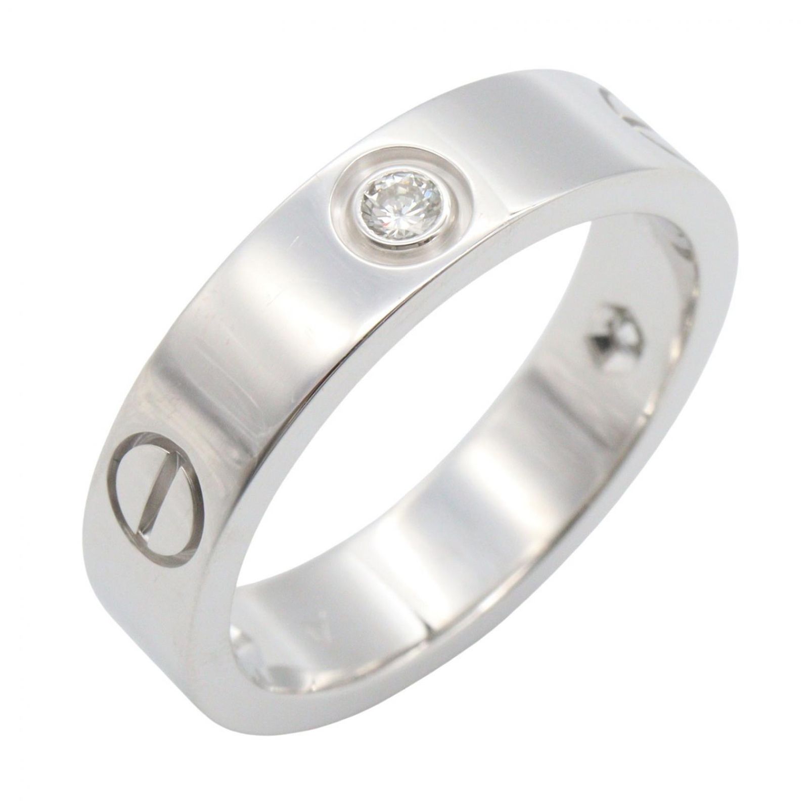 カルティエ CARTIER リング・指輪 ラブリング 3PD B4032500 K18WG（ホワイトゴールド） ダイヤモンド ラブリング 3PD ユニセックス Used A