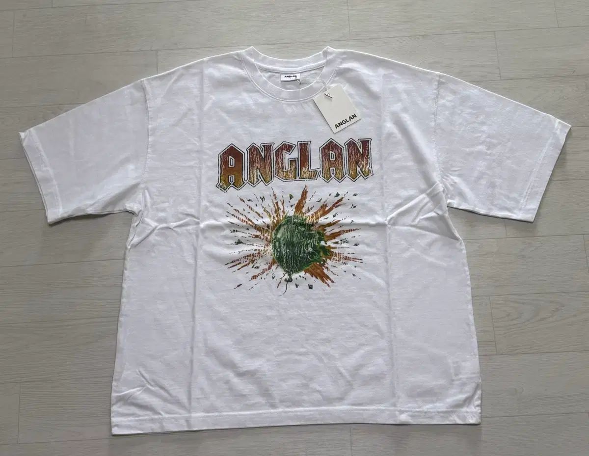 ANGLAN Vintage Blast グラフィック 半袖Tシャツ 1サイズ