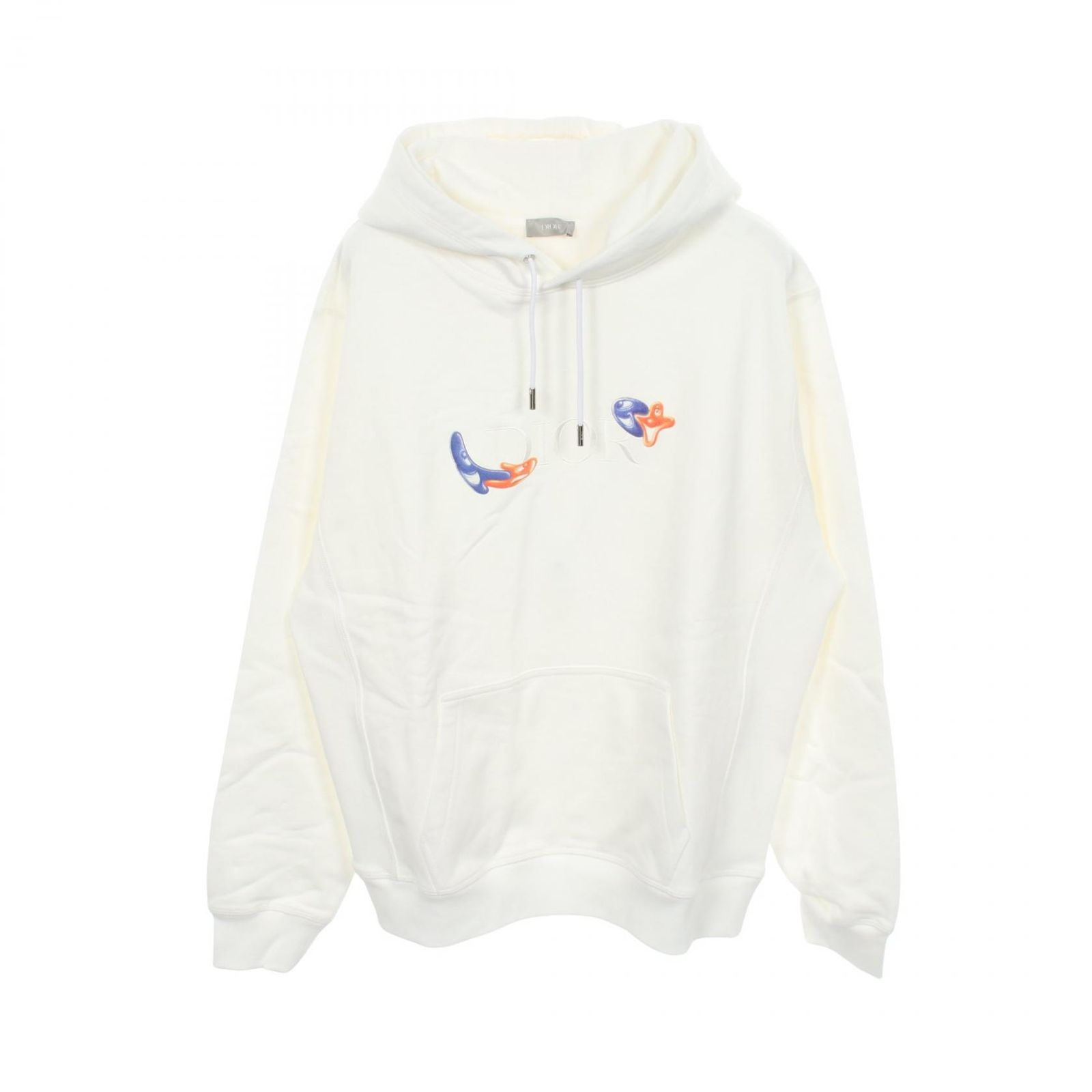 ディオール Dior パーカー DIOR × KENNY SCHARF ロゴ刺繍 コットン パーカー レディース Used A