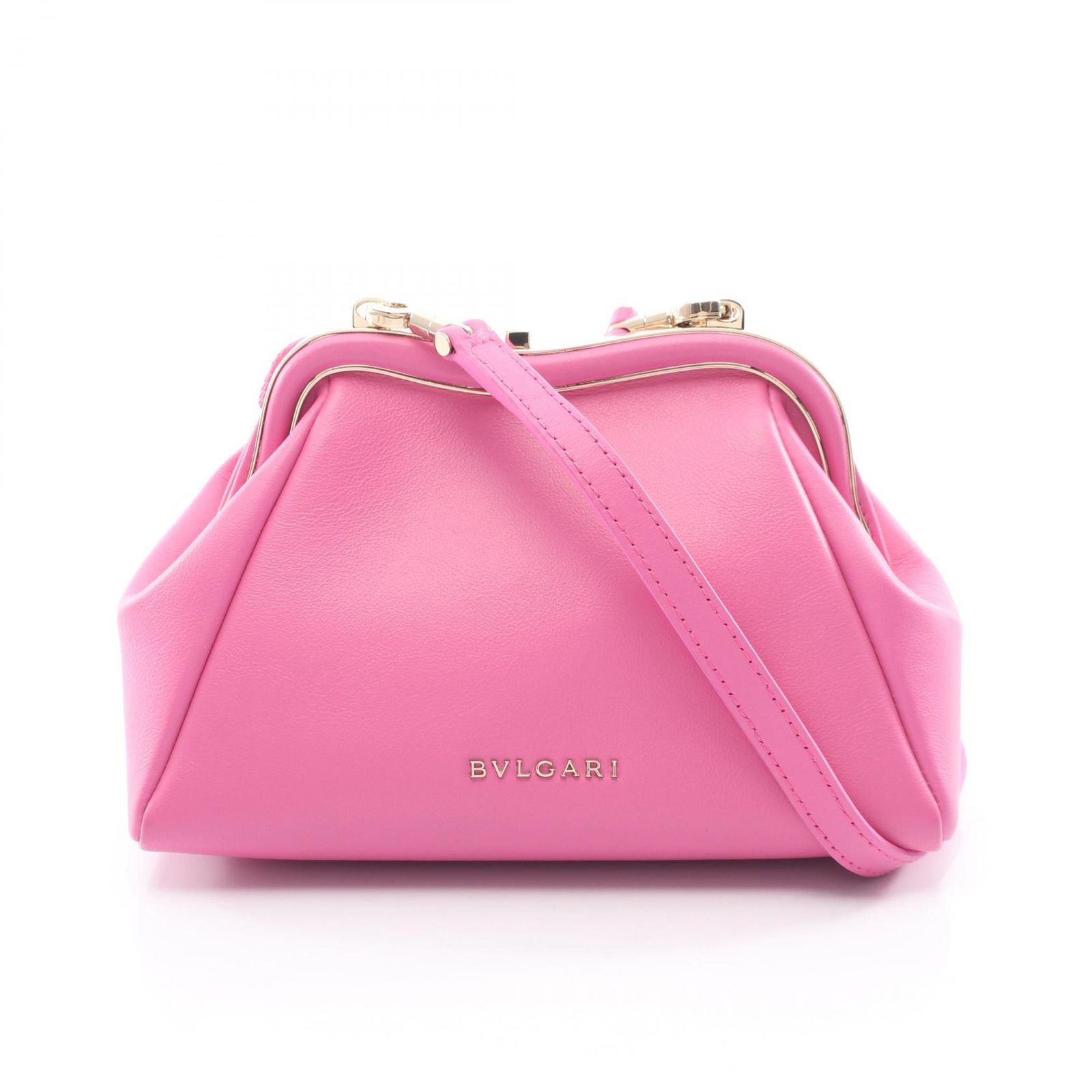【お値下げ】BVLGARI　ポーチ　ピンク ブルガリ BVLGARI ショルダーバッグ セルペンティーヌ ポーチ ピンク