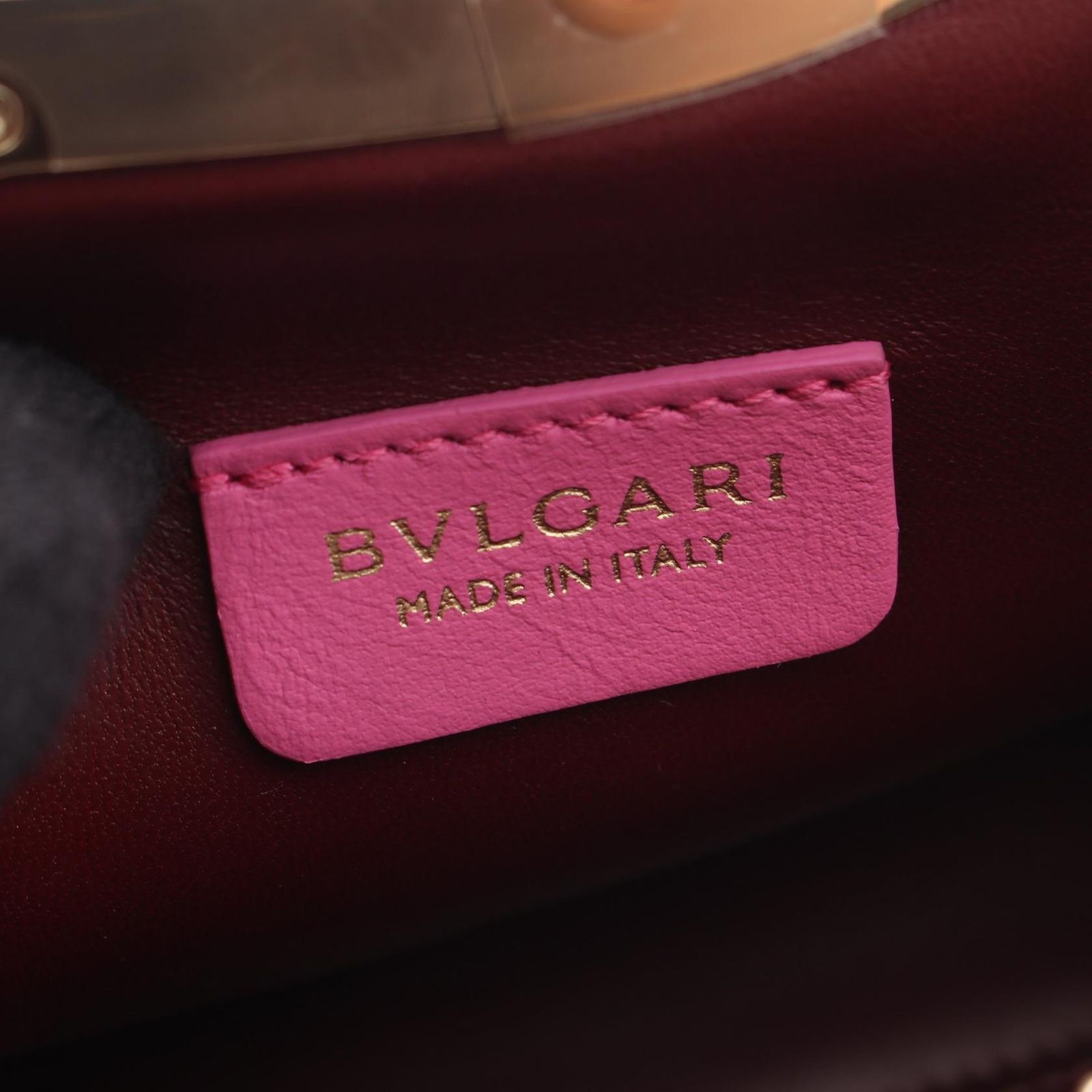 ブルガリ BVLGARI ショルダーバッグ セルペンティーヌ ポーチ ピンク