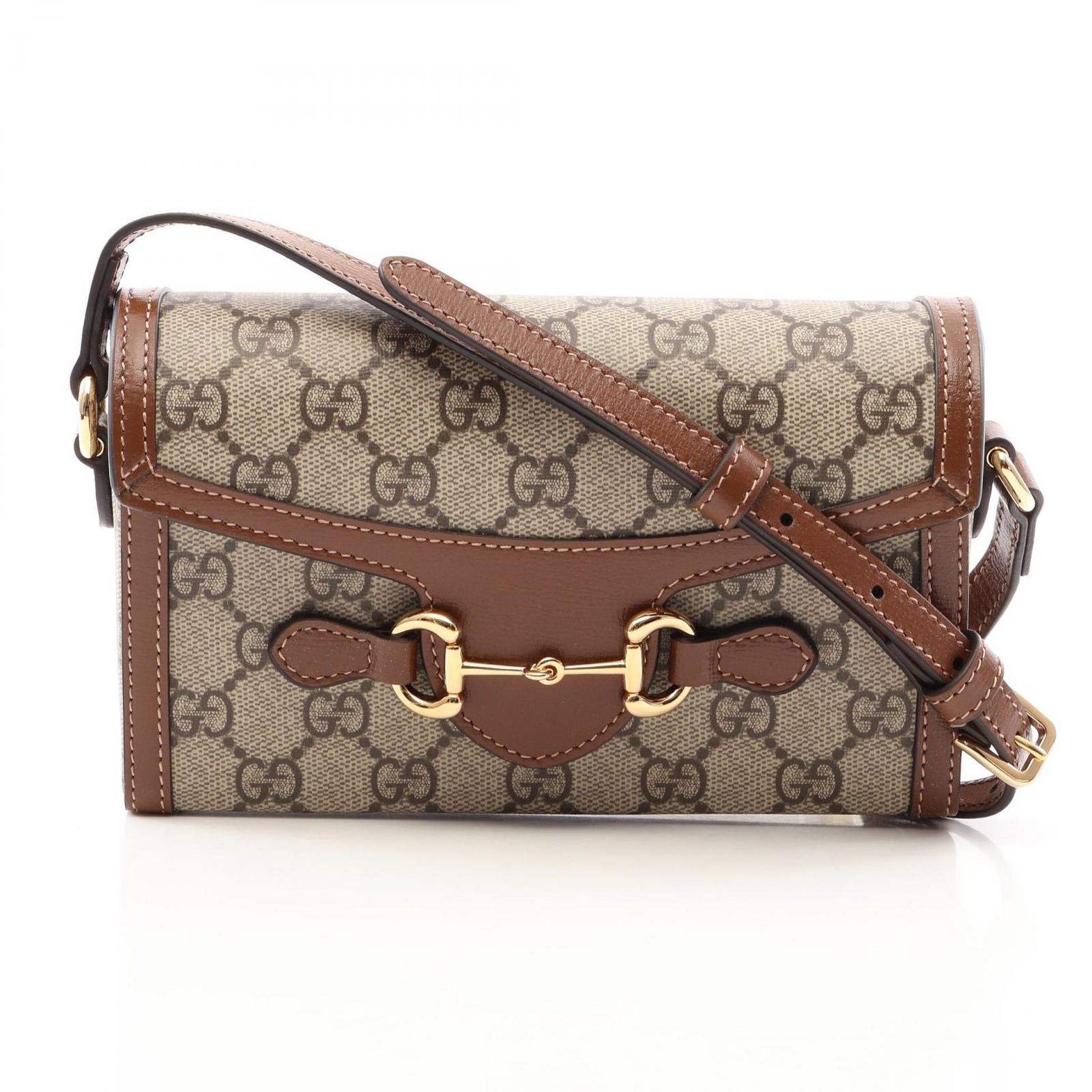 グッチ GUCCI ショルダーバッグ ホースビット 1955 GGスプリーム 69929692TCG8563 PVCコーティングキャンバス レザー ショルダーバッグ レディース 新品